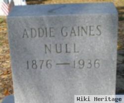 Addie Gaines Null