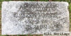 Annie Elizabeth Henderson Montrose