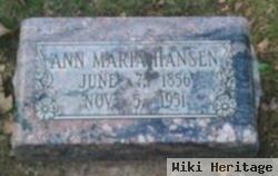 Ann Maria Robbins Hansen