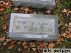 Pearl F Rosenbaum