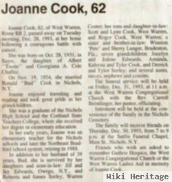 Cecelia Joanne Chaffee Cook