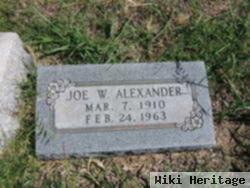 Joe W Alexander