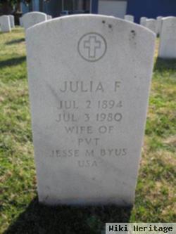 Julia F Byus