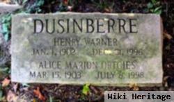 Henry Warner Dusinberre