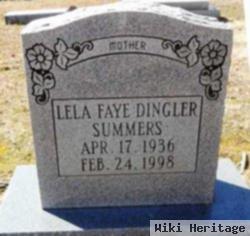 Lela Faye Dingler Summers