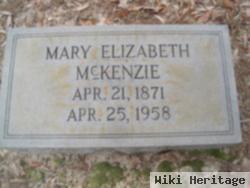 Mary Elizabeth Glaze Mckenzie