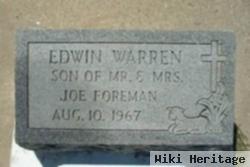 Edwin Warren Foreman