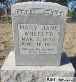 Mary Jane Rogers Wheeler