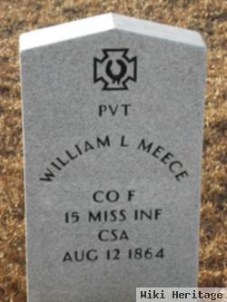 Pvt William L Meece