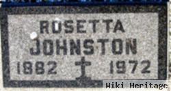 Rosetta "rose" Burnett Johnston