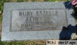 Ruby Estelle Fowler