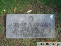 Capt Harvard A Kehlbeck