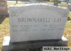 Bertha F. Mentzer Brownawell