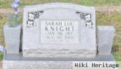 Sarah Lou Carothers Knight