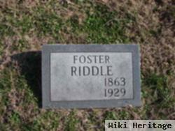 Isaac Foster Riddle