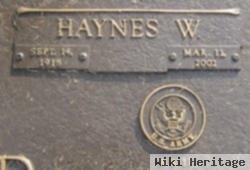 Haynes W. Pryor