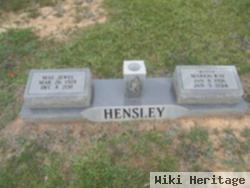 Marion Ray "buster" Hensley