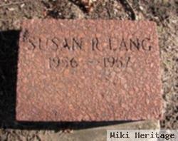 Susan R. Lang