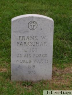 Sgt Frank W. Farquhar