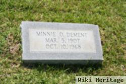 Minnie O Dement