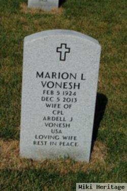 Marion Louise Hoover Vonesh