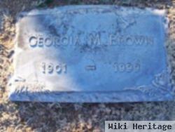 Georgia M Brown