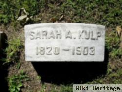 Sarah A Kulp