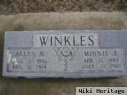 Minnie J Abney Winkles