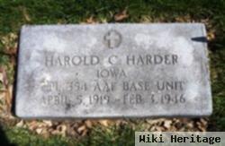 Harold C Harder