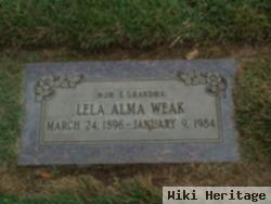 Lela Alma Dickey Weak