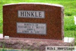 Leroy A "pete" Hinkle