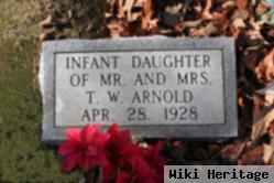 Infant Daughter Of Mr. & Mrs. T.w. Arnold