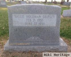 Sallie Holman Shipley