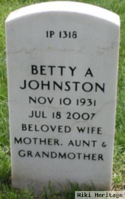 Betty A Bowenschulte Johnston