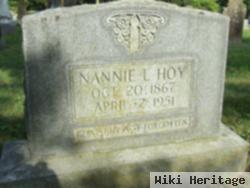 Nancy Louisa "nannie" Hoy