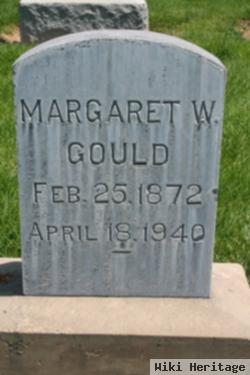 Margaret W Gould