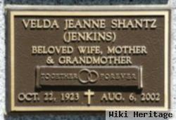 Velda Jeanne Jenkins Shantz