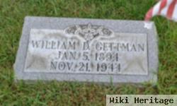 William D Gettman