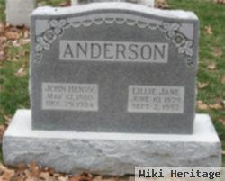 Lillie Jane Anderson