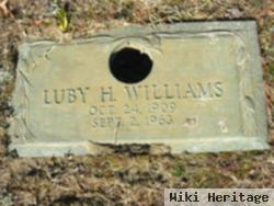 Luby H Williams