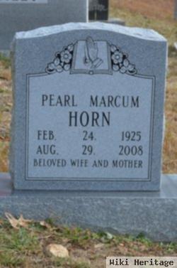 Pearl Marcum Horn