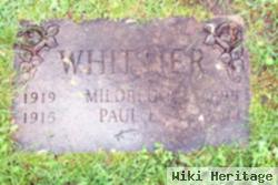 Paul Eugene Whittier, Sr