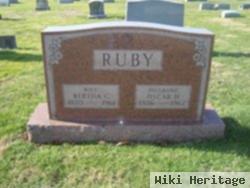 Oscar H Ruby
