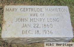 Mary Gertrude Hamilton Long