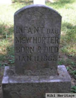 Infant Daughter Mcwhorter