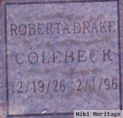 Robert Drake Colebeck