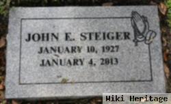 John E Steiger