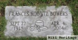 Frances Koontz Bowers