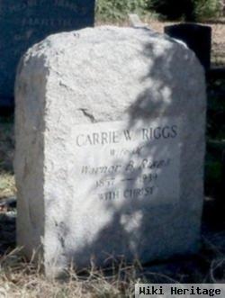 Carrie Winne Riggs