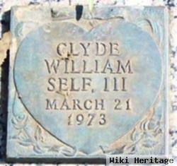 Clyde William Self, Iii